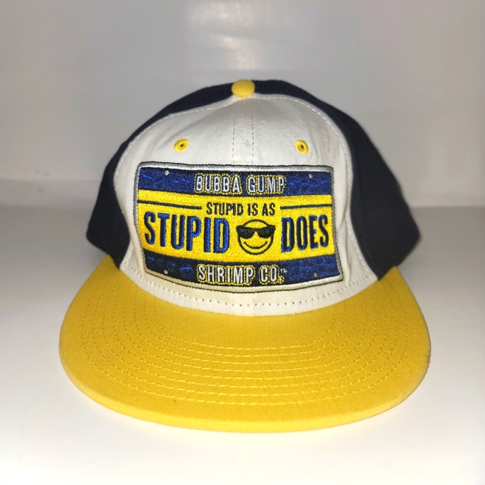 Bubba Gump Shrimp Co Stupid Is As Stupid Does Snapback Cap Hat